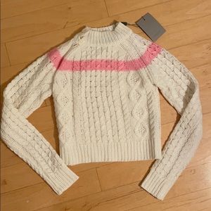 Preen Line cropped wool sweater